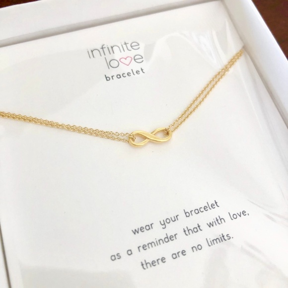 Dogeared 'Infinite Love' Boxed Bracelet-gold - Picture 4 of 6